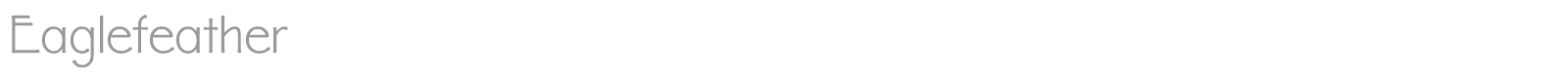 Eaglefeather font preview